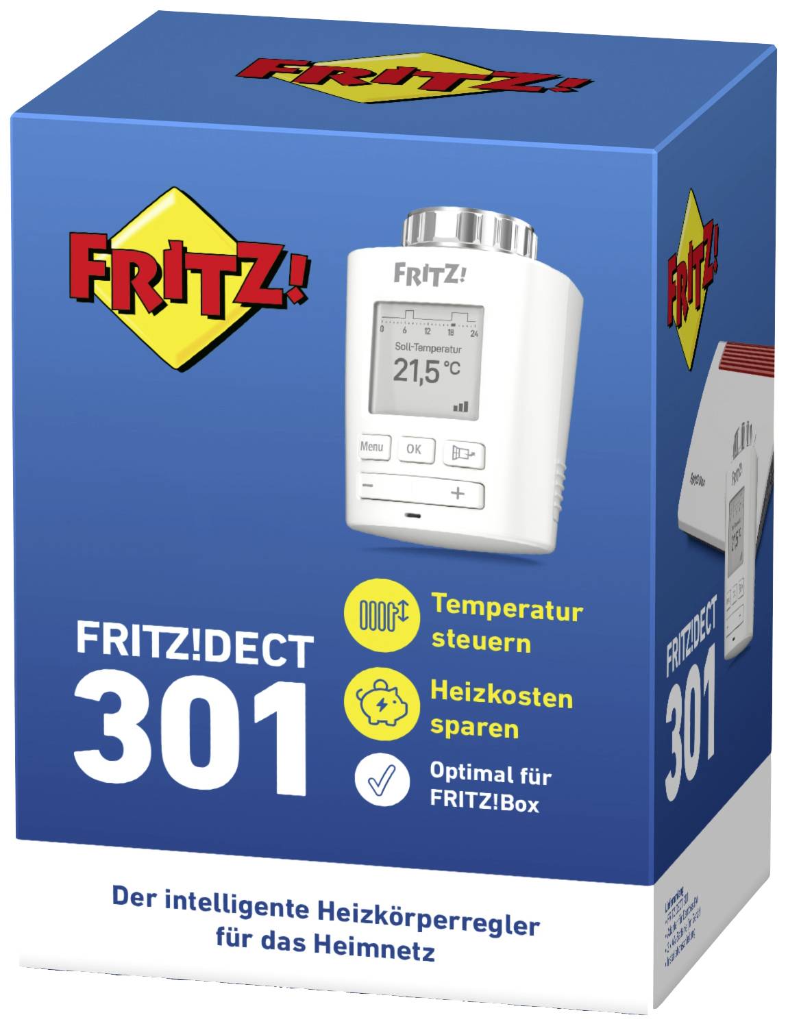 FRITZ! 20002822 FRITZ!DECT 301 Funk-Heizkörperthermostat elektronisch