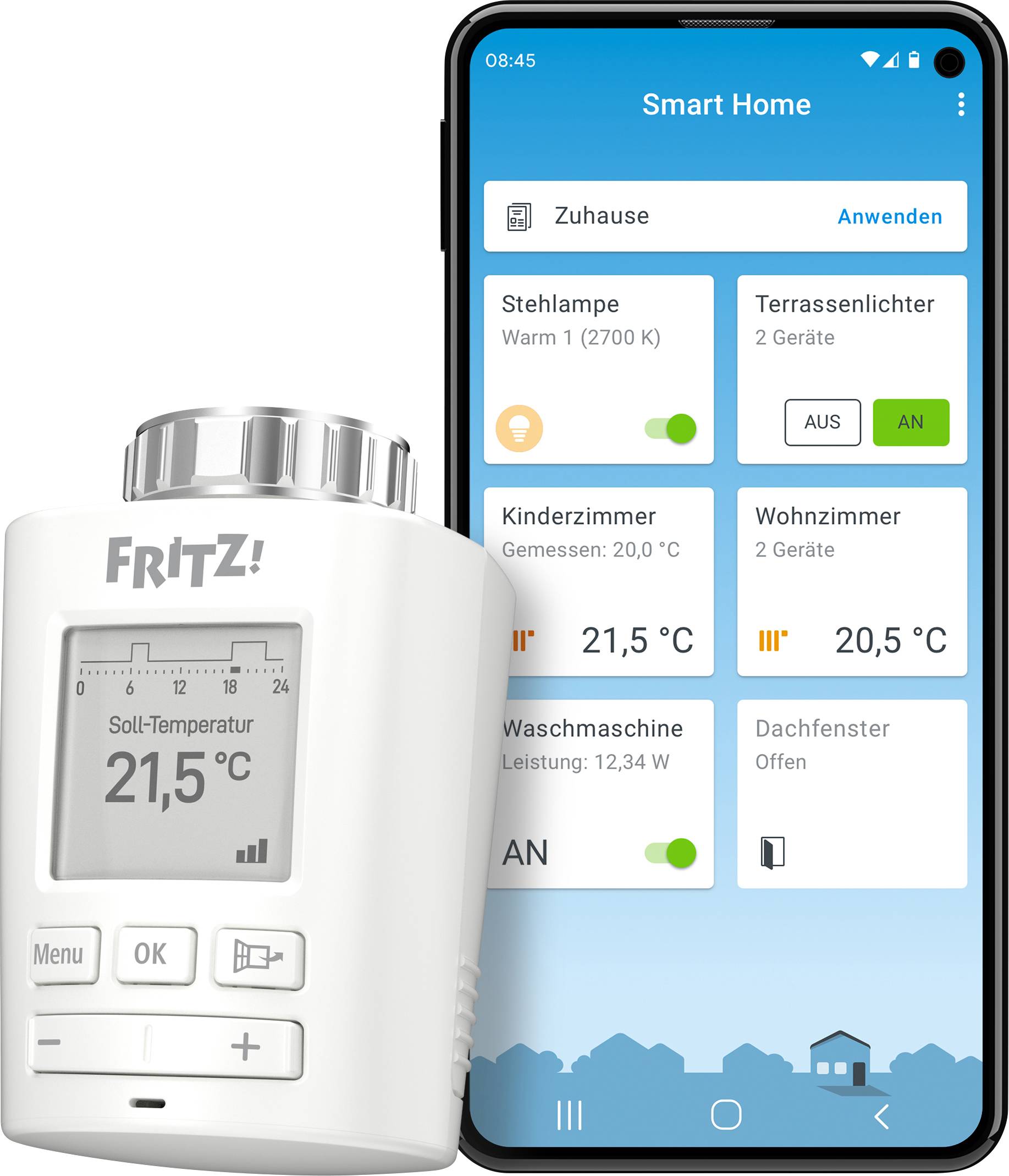 Fritz! 20002822 FRITZ!DECT 301 Funk-Heizkörperthermostat elektronisch