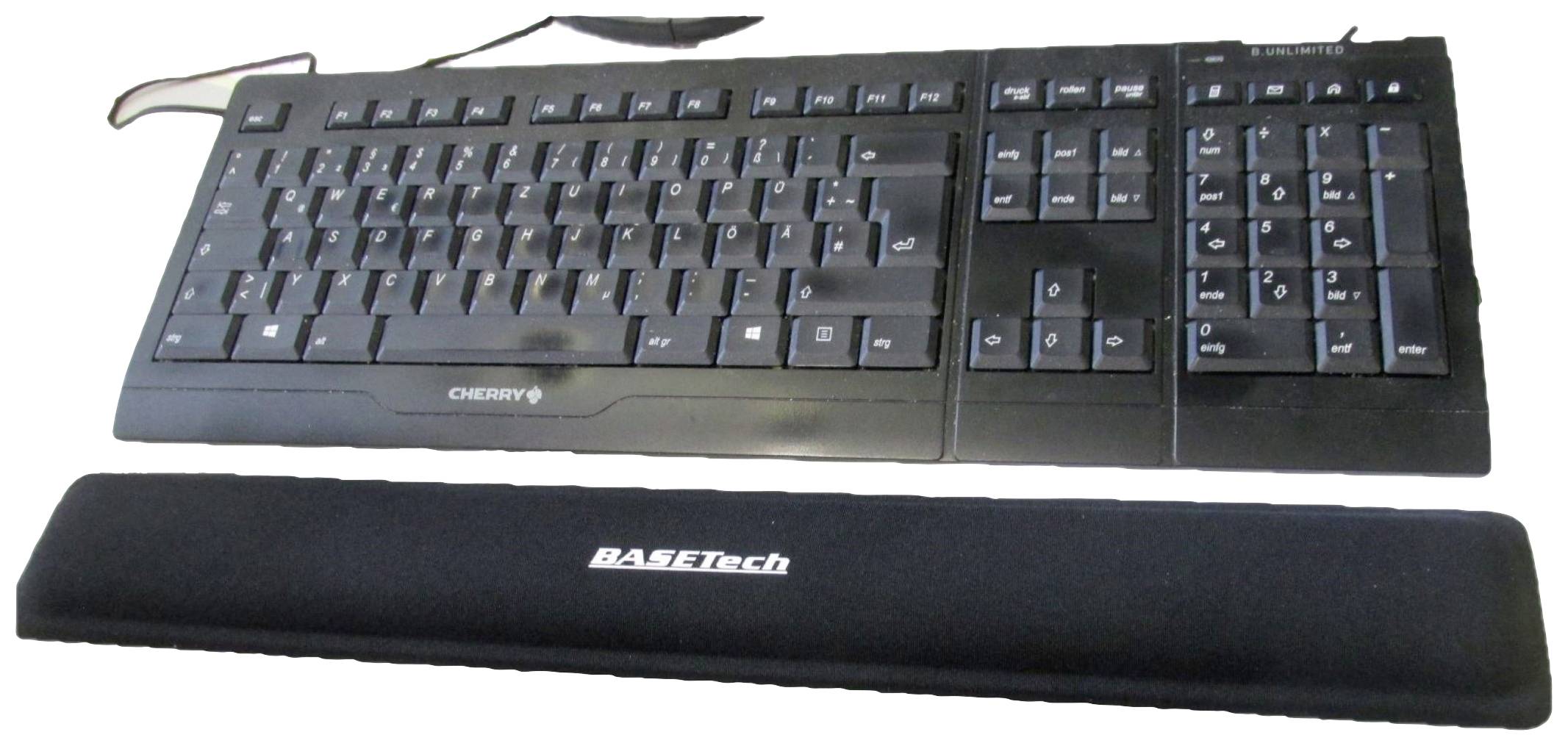 Basetech BT-HBA-ERGO Handballenauflage Schwarz