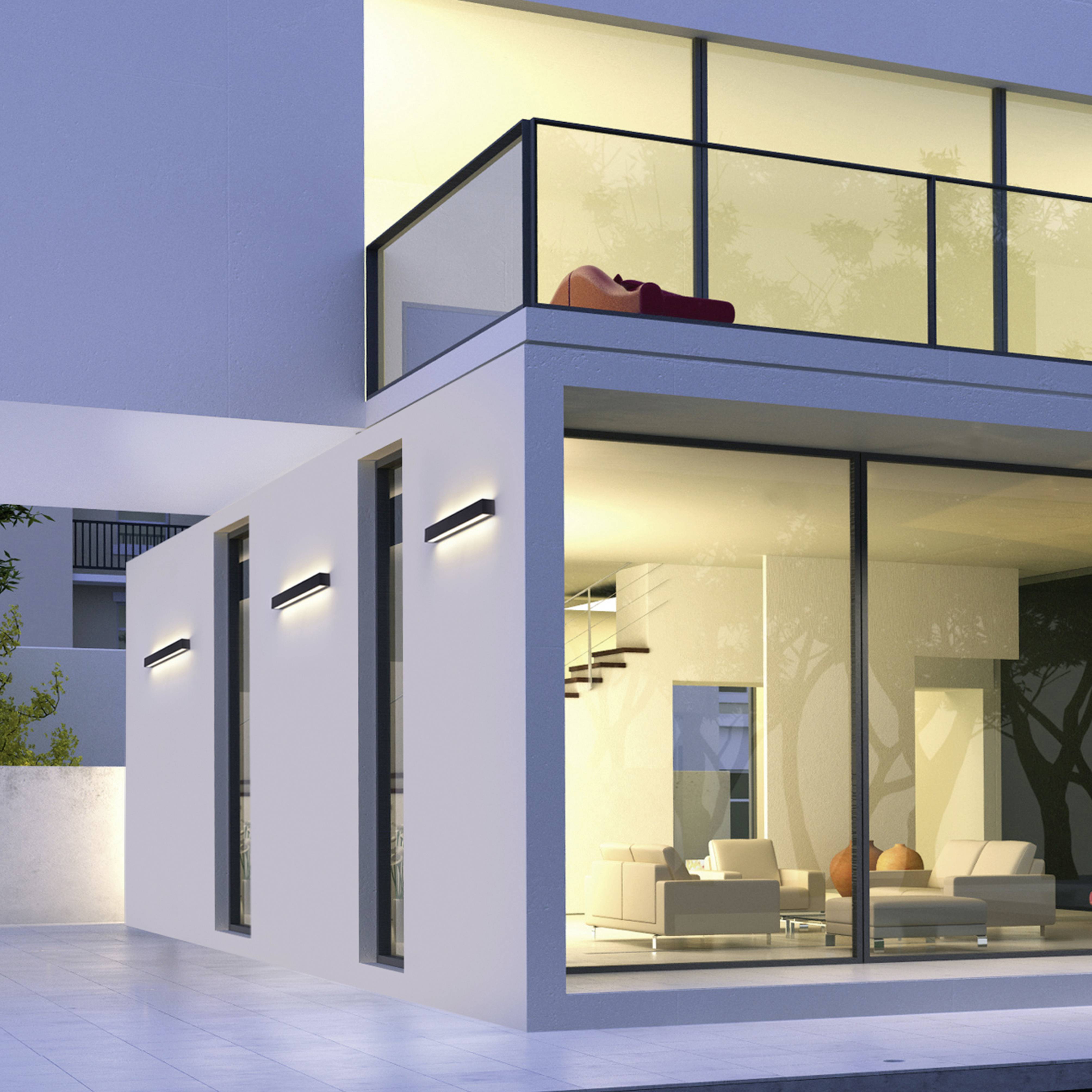 Paul Neuhaus Robert 9676-13 LED-Außenwandleuchte 37 W Anthrazit