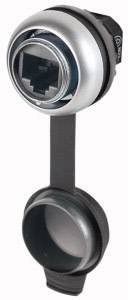 Eaton M22-RJ45-SA Frontelement 107413 RJ45 Steckergehäuse Polzahl Sensoren 8 Schwarz 1St.