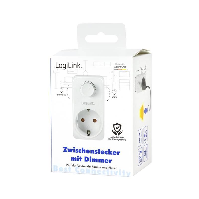 Dimm-Adapter Geeignet für Leuchtmittel: LED-Lampe, Glühlampe, Halogenlampe