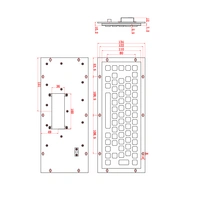 Joy-it IPC Keyboard 01A IP65 NEMA 4X Kabelgebunden Tastatur Deutsch, QWERTZ Silber Staubgeschützt, IP65, Spritzwassergeschützt Joy-it IPC Keyboard 01A IP65 NEMA 4X Kabelgebunden Tastatur Deutsch, QWERTZ Silber Staubgeschützt, IP65, Spritzwassergeschützt