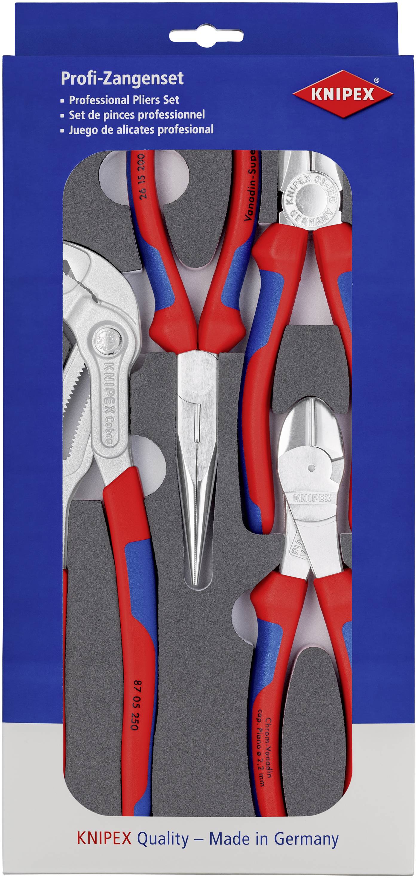 Knipex 00 20 01 V17 Werkstatt Zangen-Set