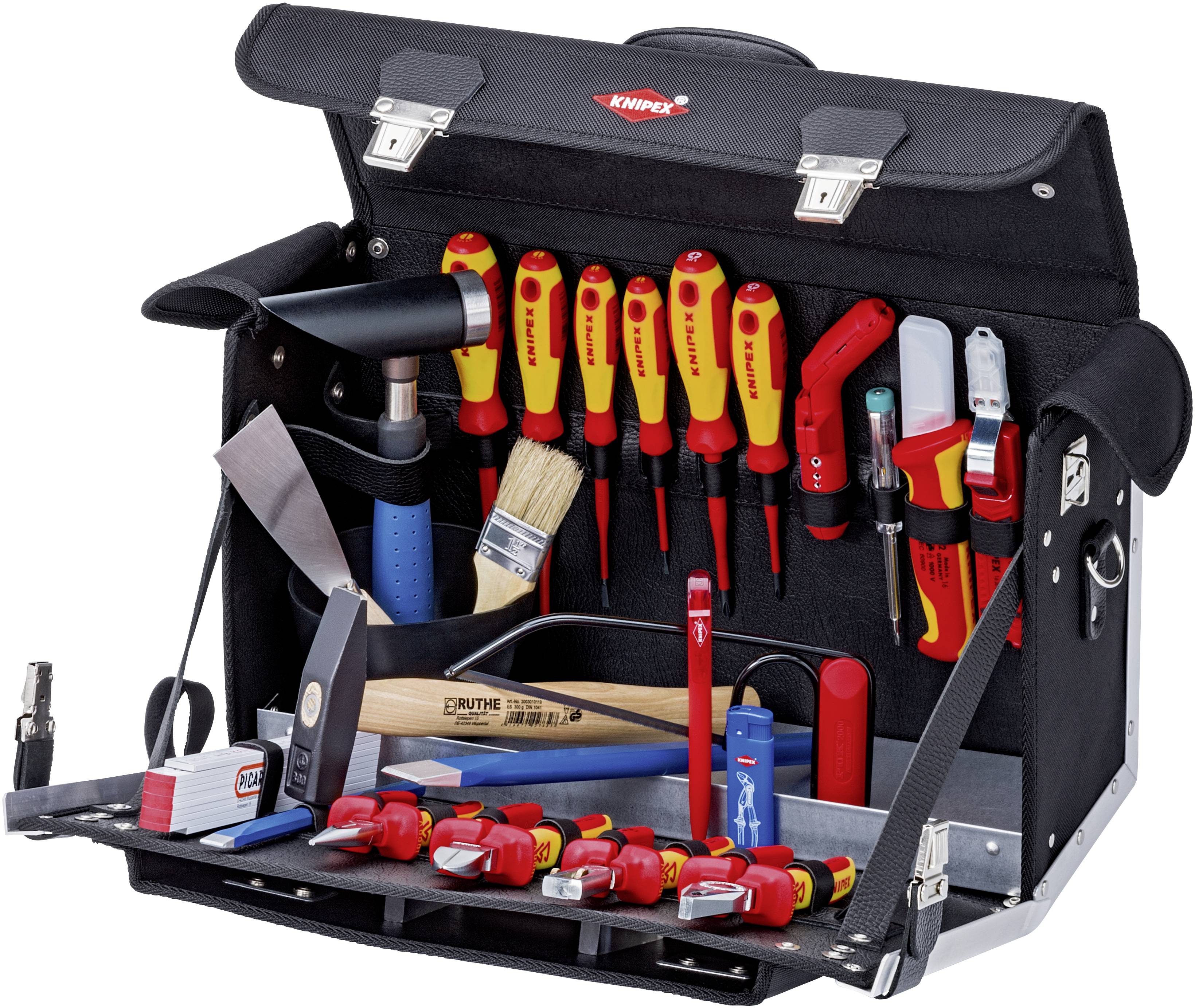 Knipex 00 21 02 EL Werkzeugtasche bestückt