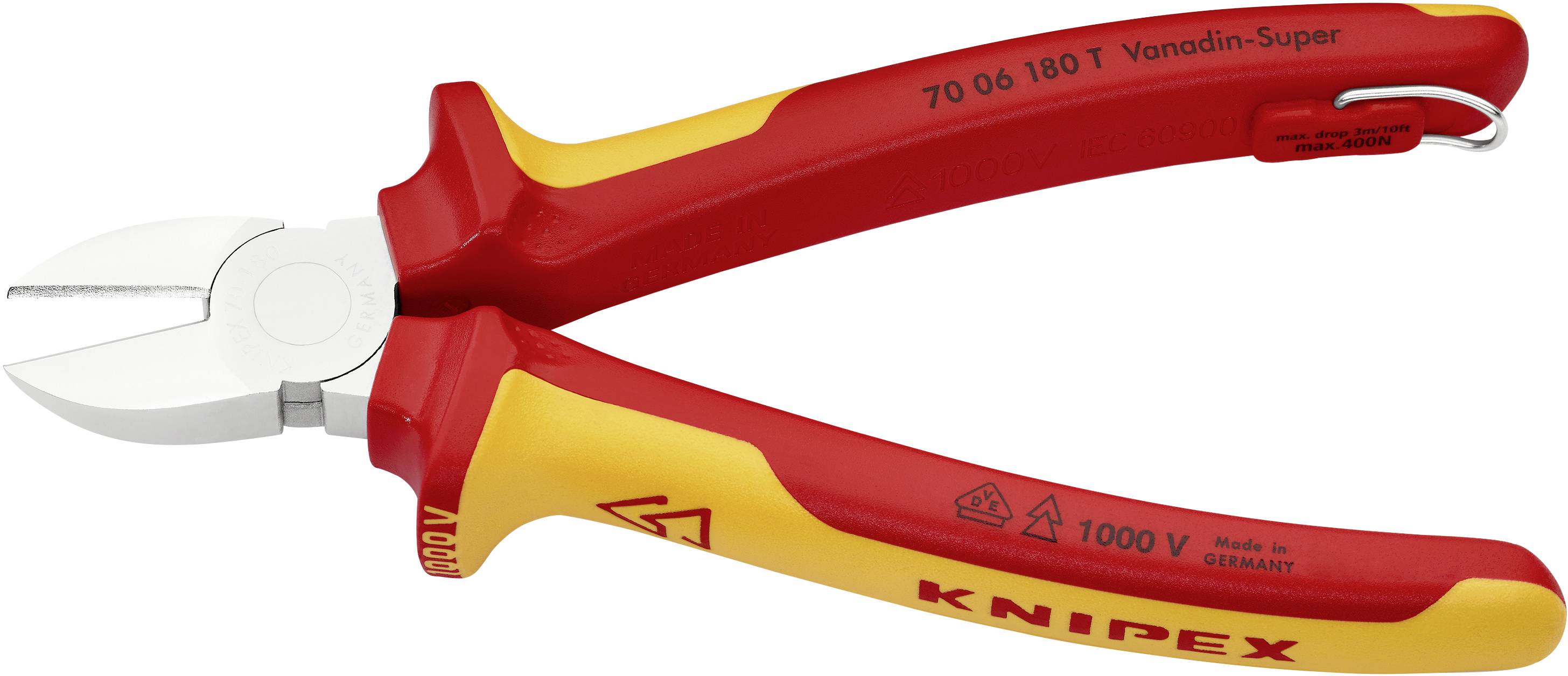 Knipex 70 06 180 T VDE Seitenschneider 180 mm
