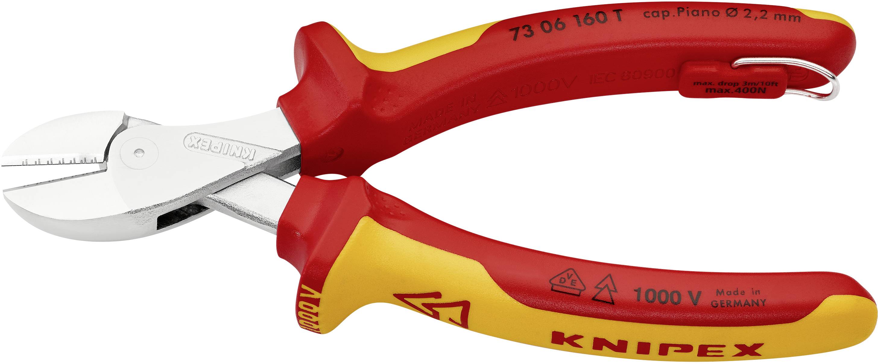 Knipex X-Cut 73 06 160 T VDE Seitenschneider 160mm