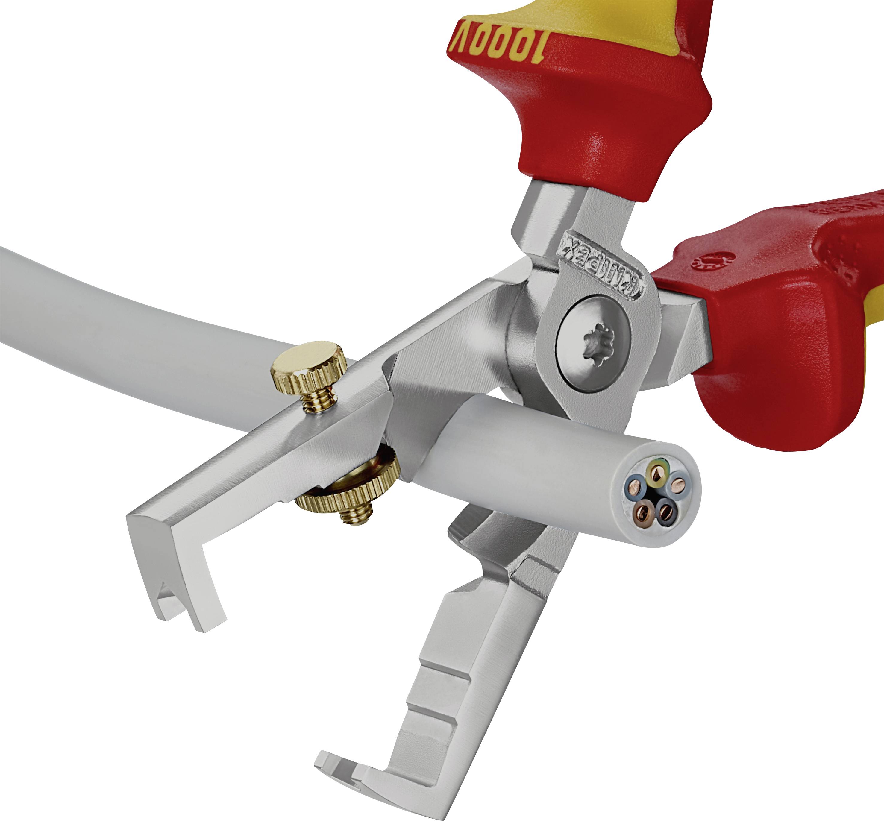 Knipex StriX 13 66 180 T Kabelschere Geeignet für (Abisoliertechnik) Alu- und Kupferkabel, ein- und mehrdrähtig 15mm 5 50mm² 7