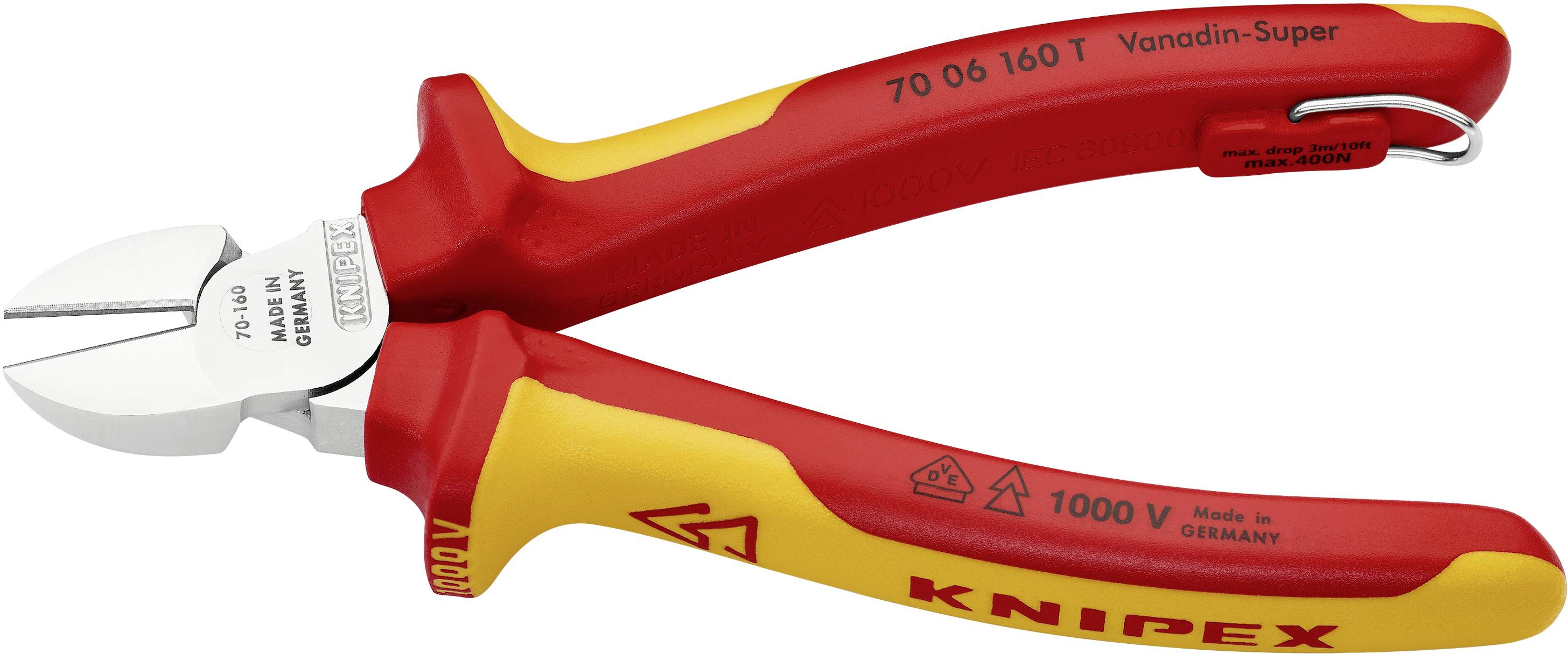 Knipex 70 06 160 T VDE Seitenschneider 160 mm