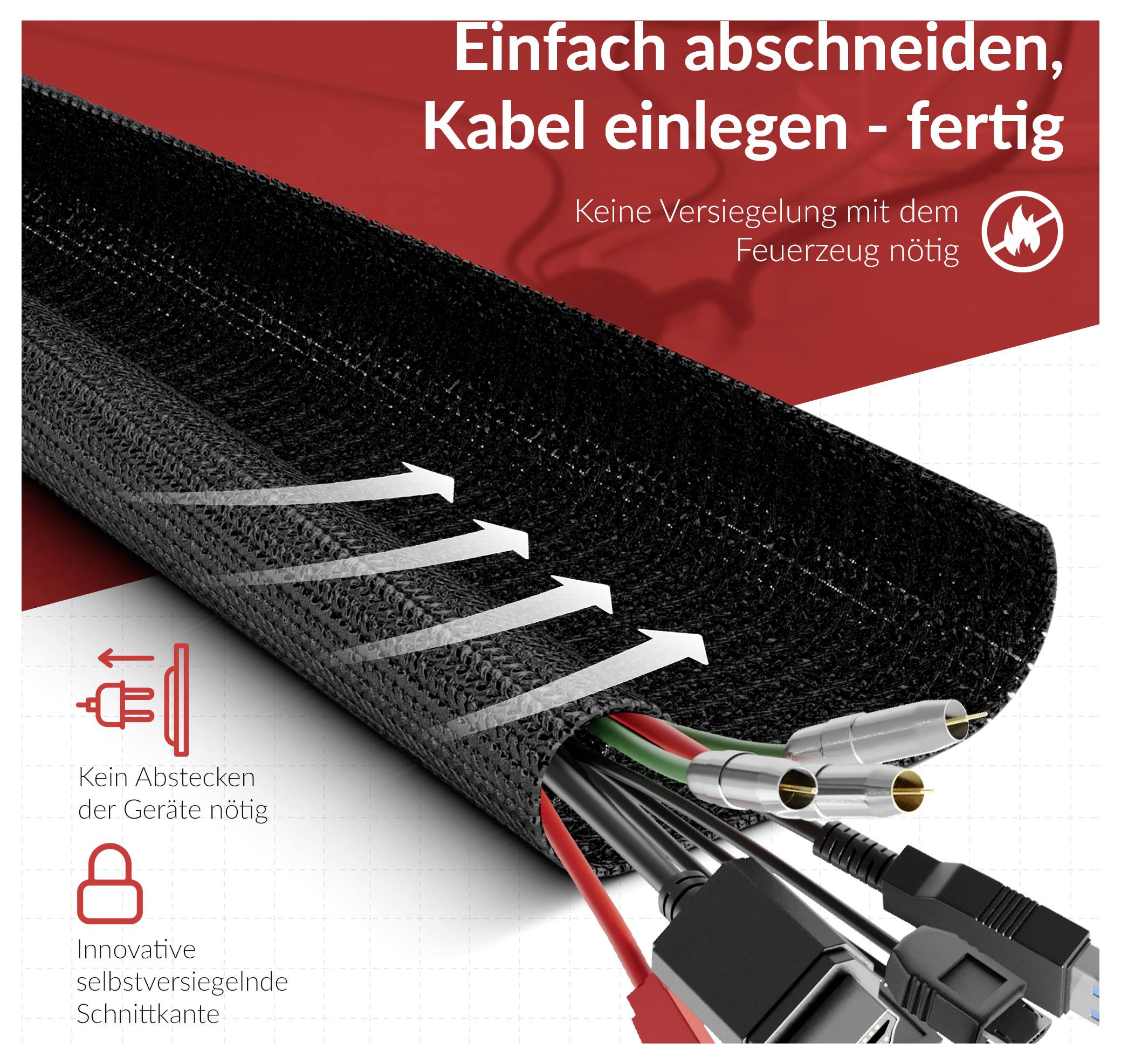 Label the Cable LTC CABLE TUBE PRO 5110 25m Schwarz