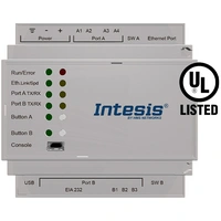 Intesis INKNXMBM2500000 Modbus/KNX Gateway 250 Datenpunkte (Register) RS-485, RJ-45, Ethernet 24 V/ Intesis INKNXMBM2500000 Modbus/KNX Gateway 250 Datenpunkte (Register) RS-485, RJ-45, Ethernet 24 V/