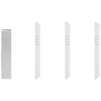 Smartwares DIC-21132 Türsprechanlage Komplett-Set 3 Familienhaus Silber, Weiß Smartwares DIC-21132 Türsprechanlage Komplett-Set 3 Familienhaus Silber, Weiß