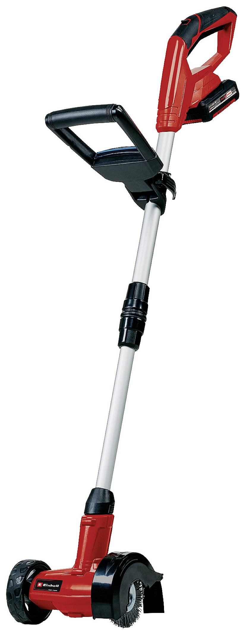 Einhell 3424051 GC-CC 18 Li Kit (1x2,0Ah) Besen, Fugenreiniger Nylon, Stahl 18V