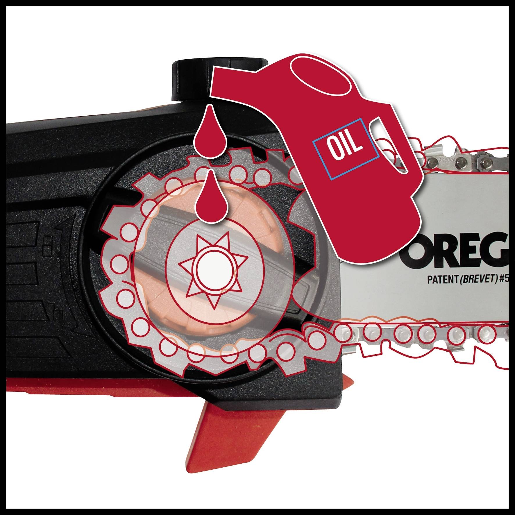 Einhell 3410835 GE-HH 18 Li T Akku Hochentaster-Aufsatz ohne Akku Li-Ion