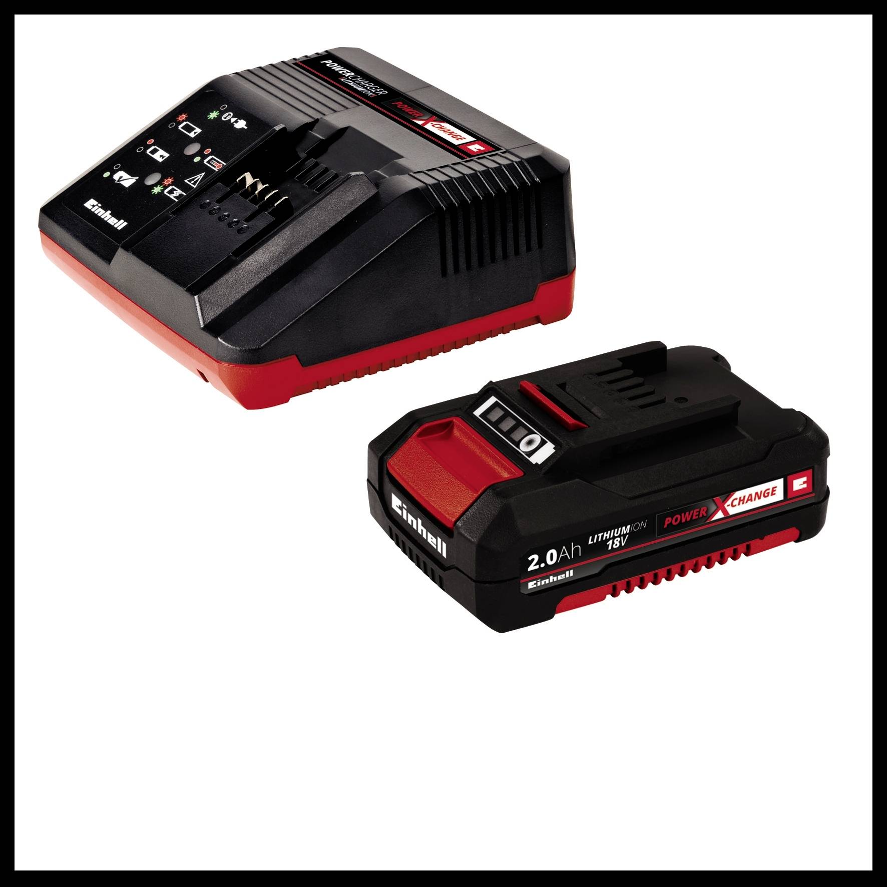 Einhell 3433533 GC-CL 18 Li E Kit (1x2,0Ah) Akku Laubbläser inkl. Akku 18V