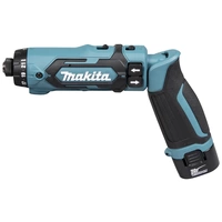 Makita DF012DSE Akku-Knickschrauber 7.2 V 1.5 Ah Li-Ion inkl. 2. Akku, inkl. Ladegerät, inkl. Koffer Makita DF012DSE Akku-Knickschrauber 7.2 V 1.5 Ah Li-Ion inkl. 2. Akku, inkl. Ladegerät, inkl. Koffer