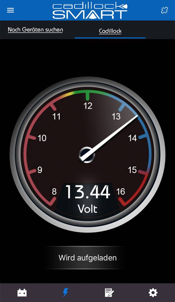 Cadillock Smart Batterieüberwachung 6 V, 12 V, 24V Ladeüberwachung, Batterieprüfung, Kontrolle Lichtmaschine, Spannungsmesser