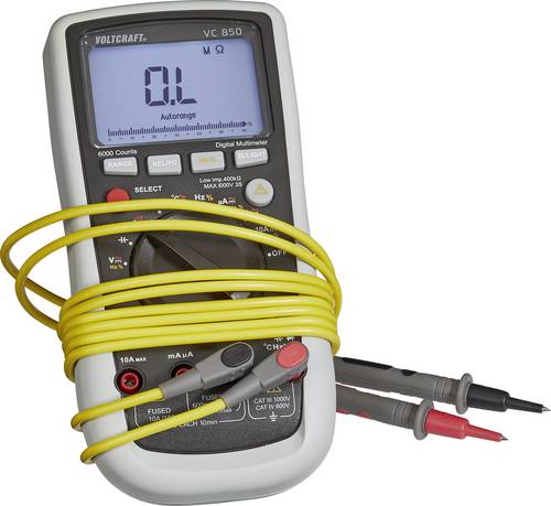 VOLTCRAFT MSL-504 Messleitung [Stecker 4mm - Prüfspitze] 1.20m Gelb