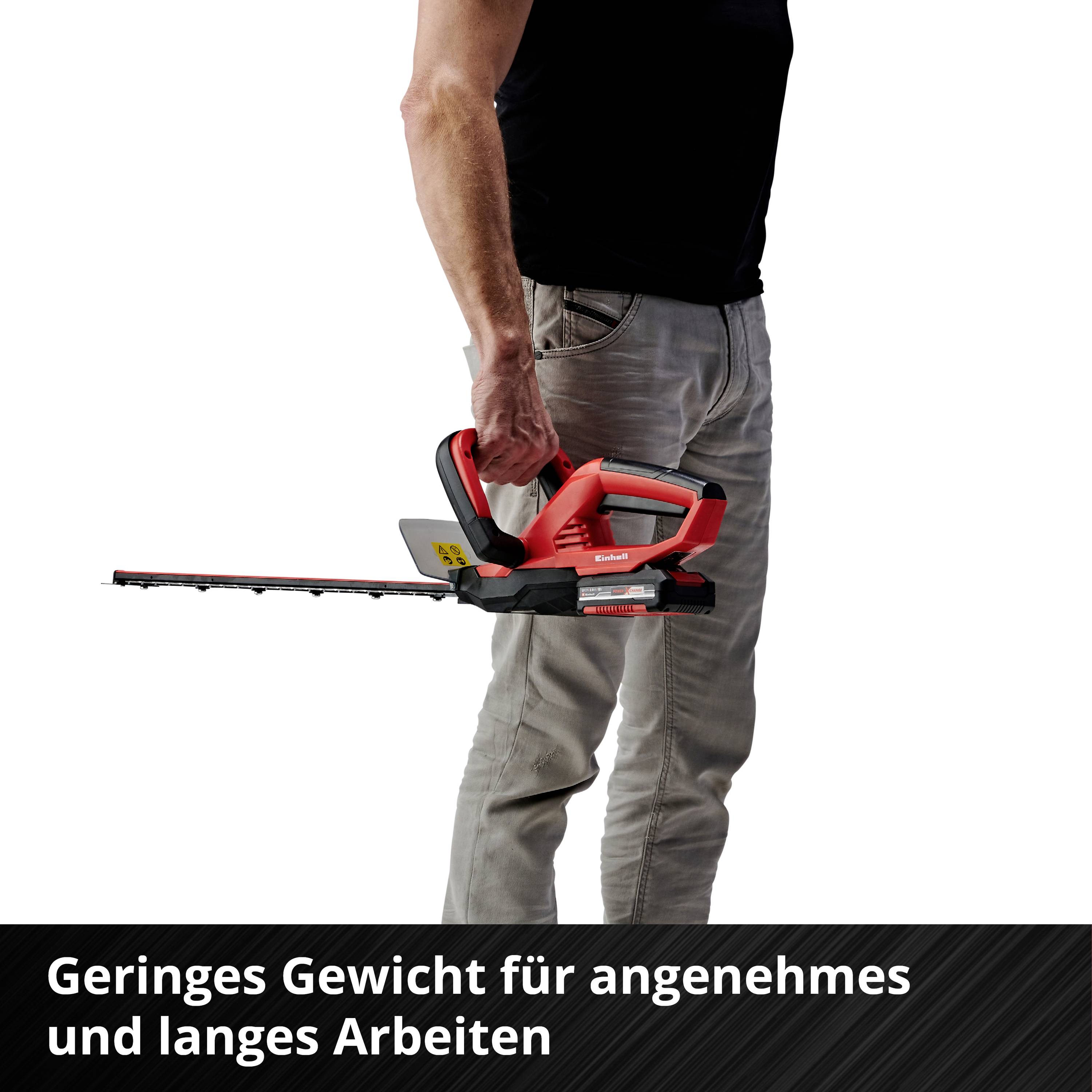 Einhell GC-CH 1846 Li Kit (1x2,0Ah) Akku Heckenschere inkl. Akku 18V Li-Ion 520mm