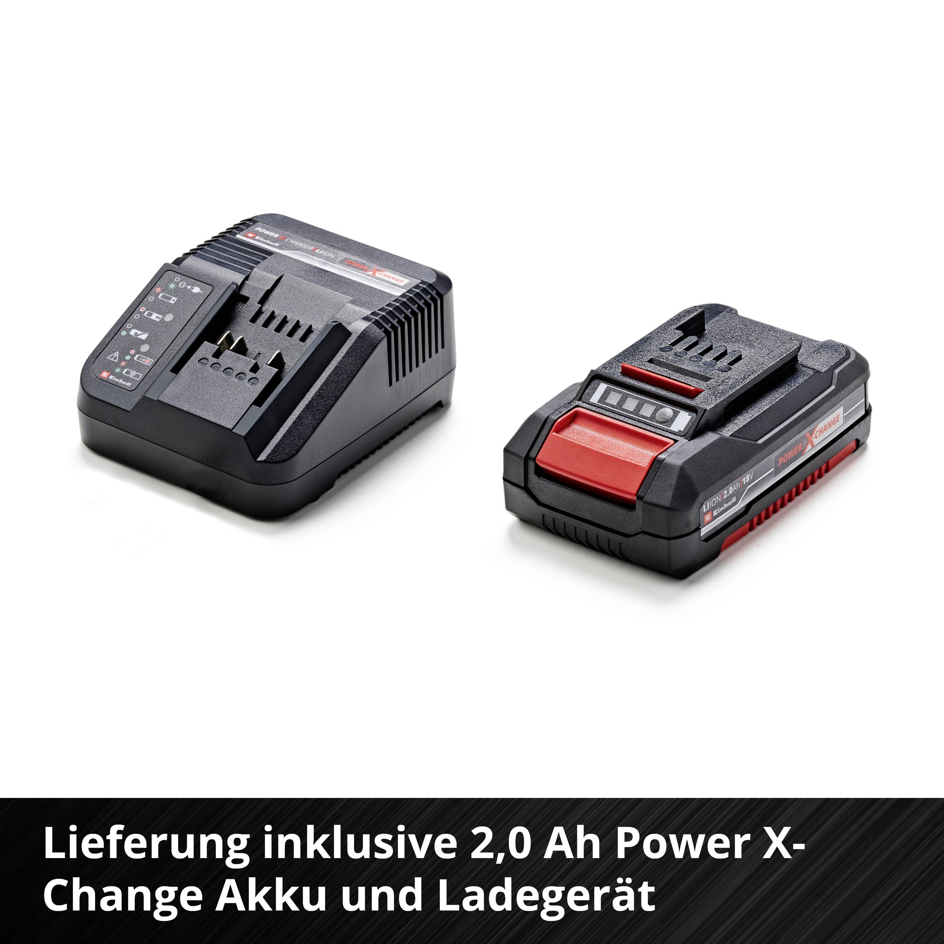 Einhell GC-CH 1846 Li Kit (1x2,0Ah) Akku Heckenschere inkl. Akku 18V Li-Ion 520mm