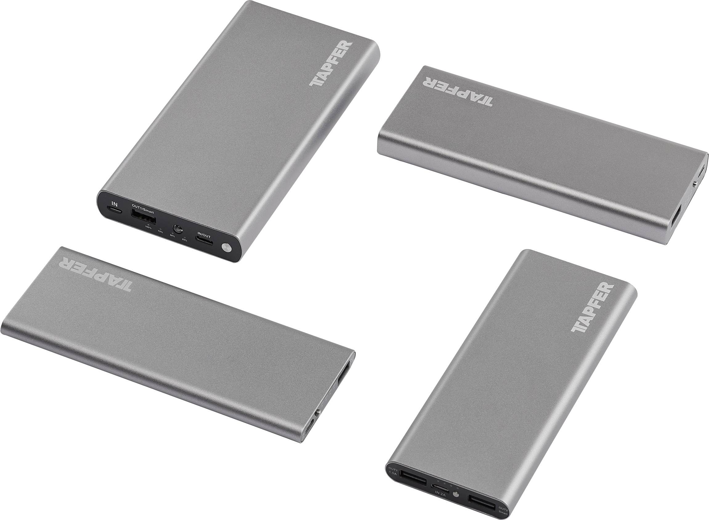 Tapfer TSP-5000 S Powerbank (Zusatzakku) LiPo 5000 mAh 1001BTF