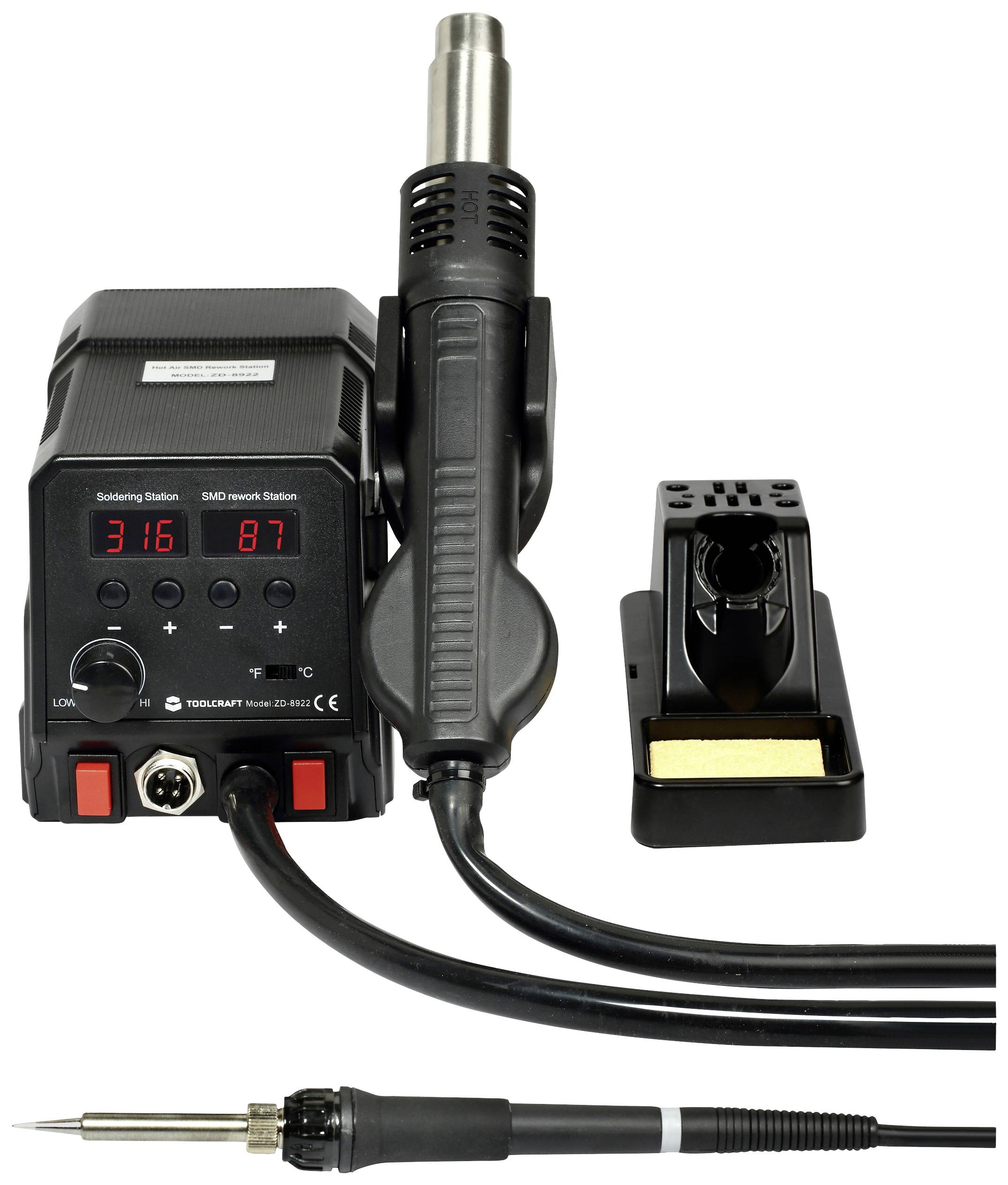 TOOLCRAFT Löt-/Entlötstation digital 360W 50 - 480°C