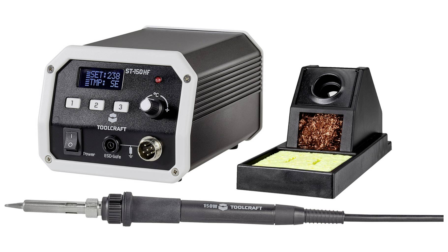TOOLCRAFT ST-50 Digitale Lötstation 50W, 150 - 450° (Gebraucht) in TOOLCRAFT ST-50 Digitale Lötstation 50W, 150 - 450° (Gebraucht) in