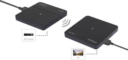 SpeaKa Professional SP-HDFS-02 HDMI-Funkübertragung (Set) 10m 60GHz 3840 x 2160 Pixel