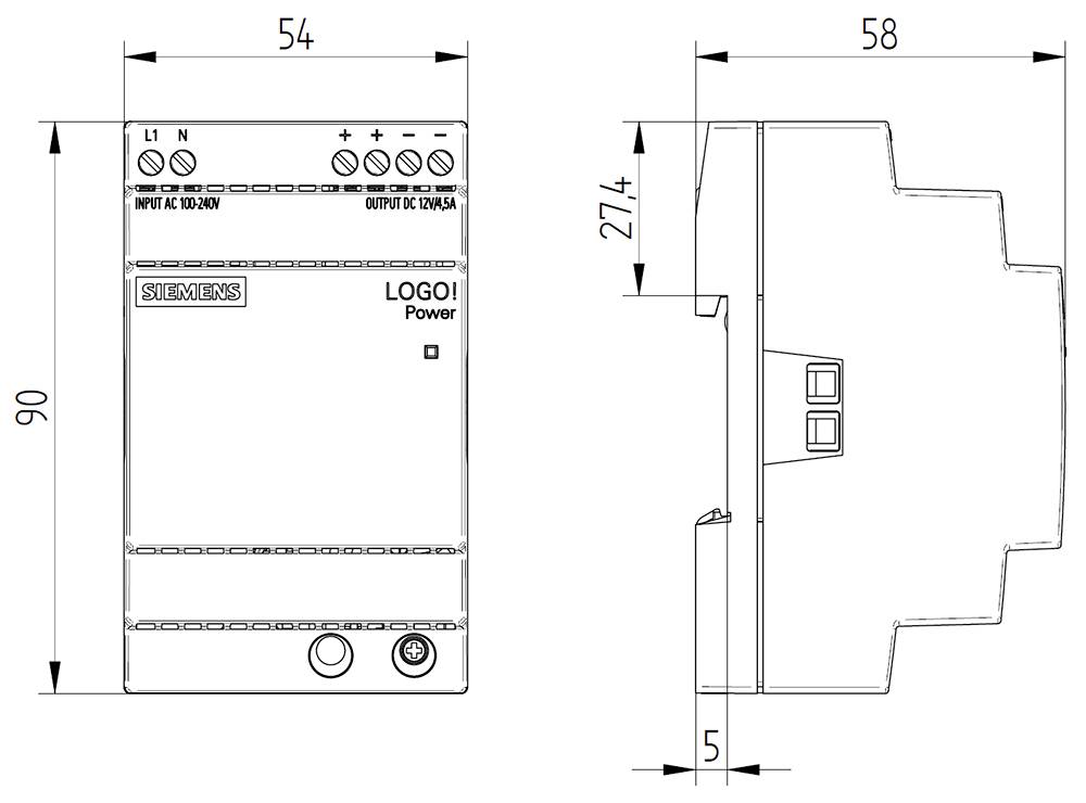 Siemens 6EP3322-6SB00-0AY0 6EP33226SB000AY0 SPS-Powermodul