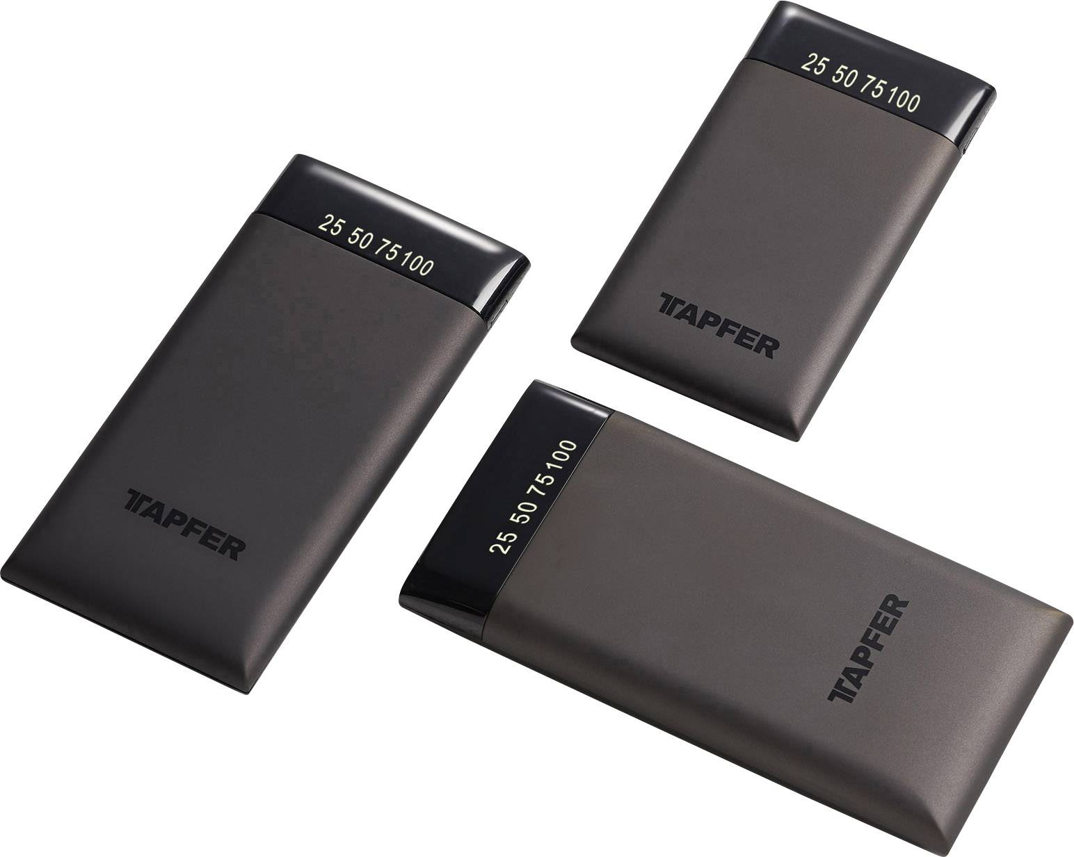 Tapfer TPB-6LED Powerbank (Zusatzakku) LiPo 6000 mAh 1001CTF