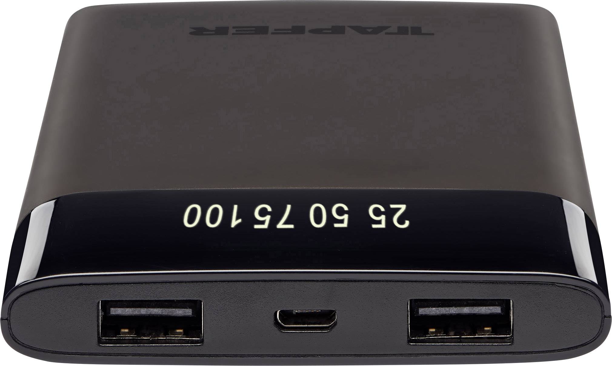 Tapfer TPB-6LED Powerbank (Zusatzakku) LiPo 6000 mAh 1001CTF