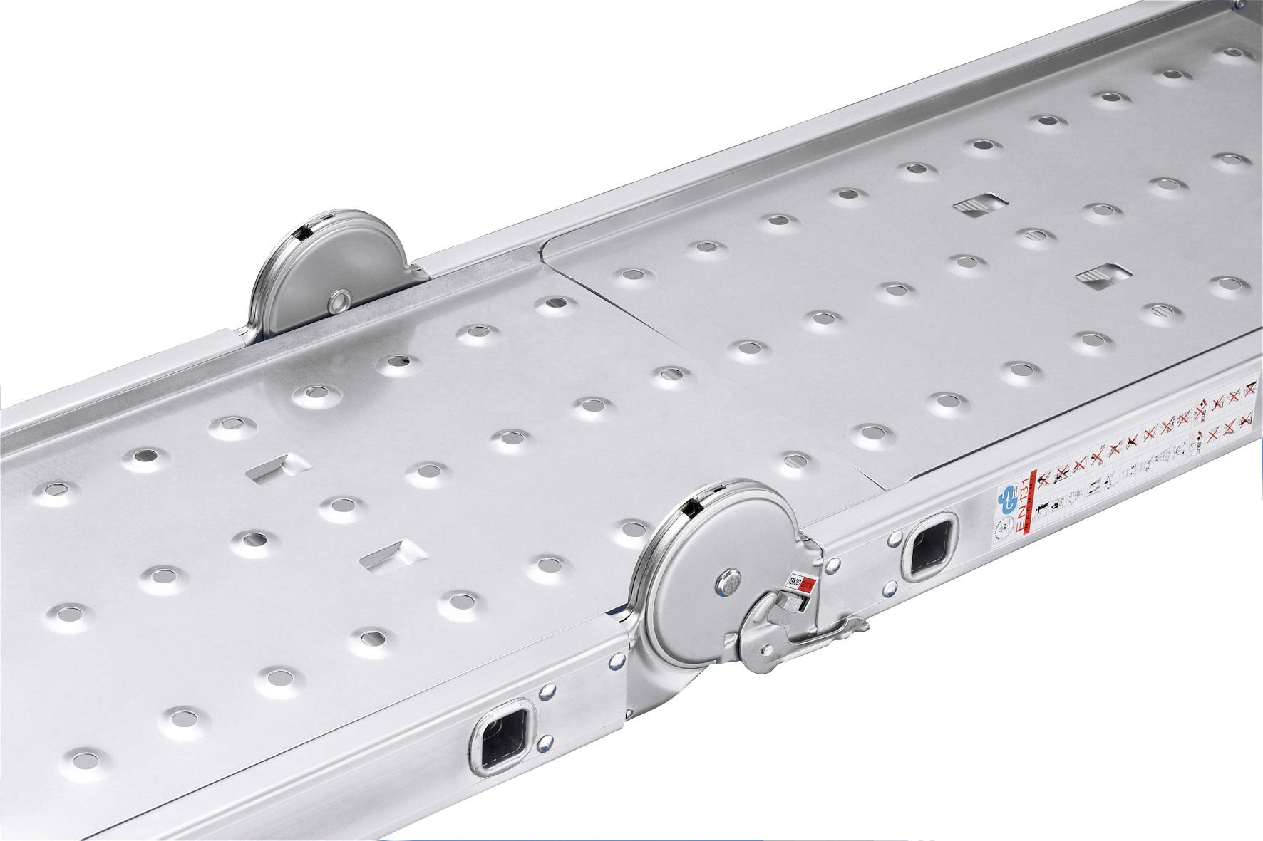 Hailo ProfiStep® combi 7412-037 Aluminium Multifunktionsleiter Arbeitshöhe (max.): 4.35m Silber 16.7kg