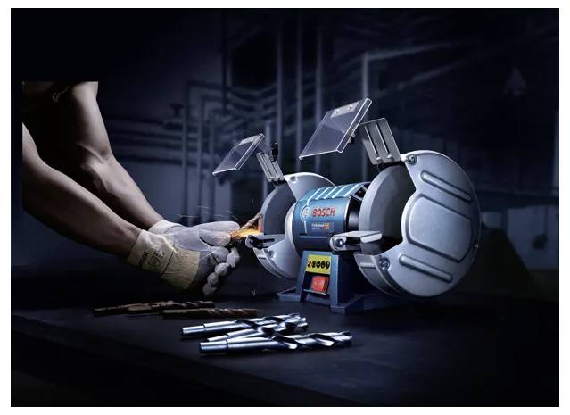 Bosch Professional GBG 60-20 060127A400 Doppelschleifer 600W 200mm