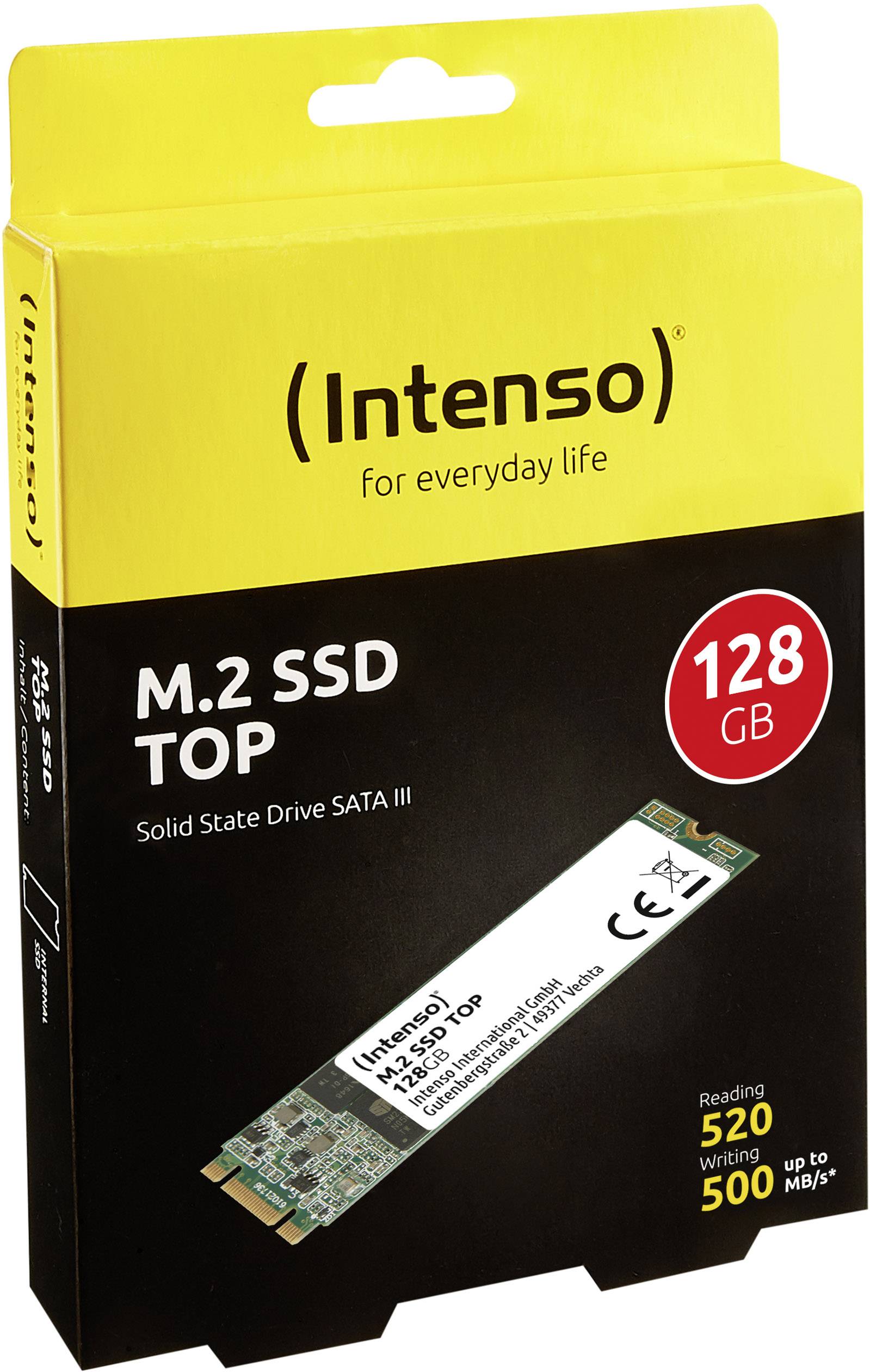 Intenso Top Performance 128 GB Interne M.2 SATA SSD 2280 M.2 SATA 6 Gb/s Retail 3832430