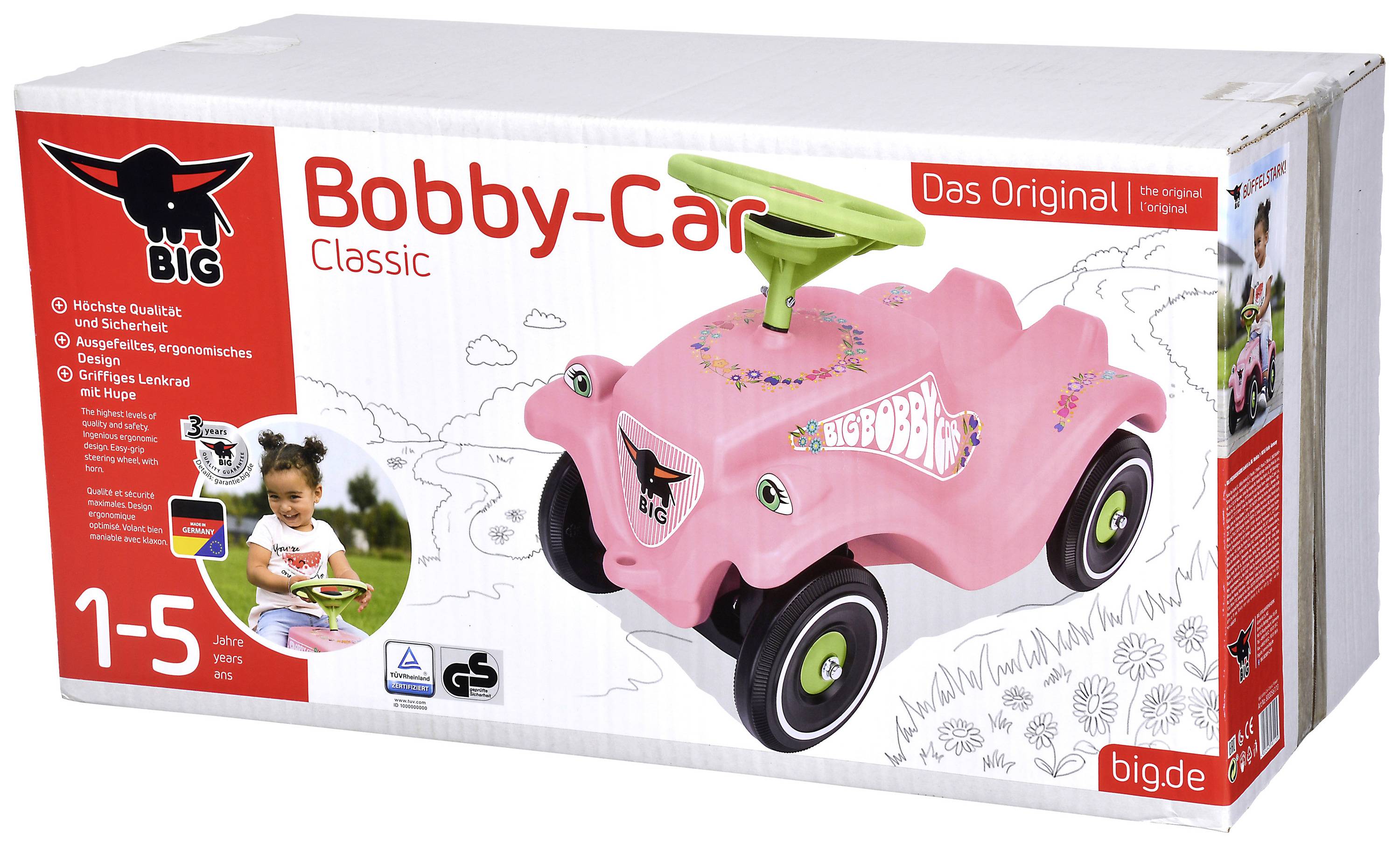 BIG Bobby Car Classic Flower