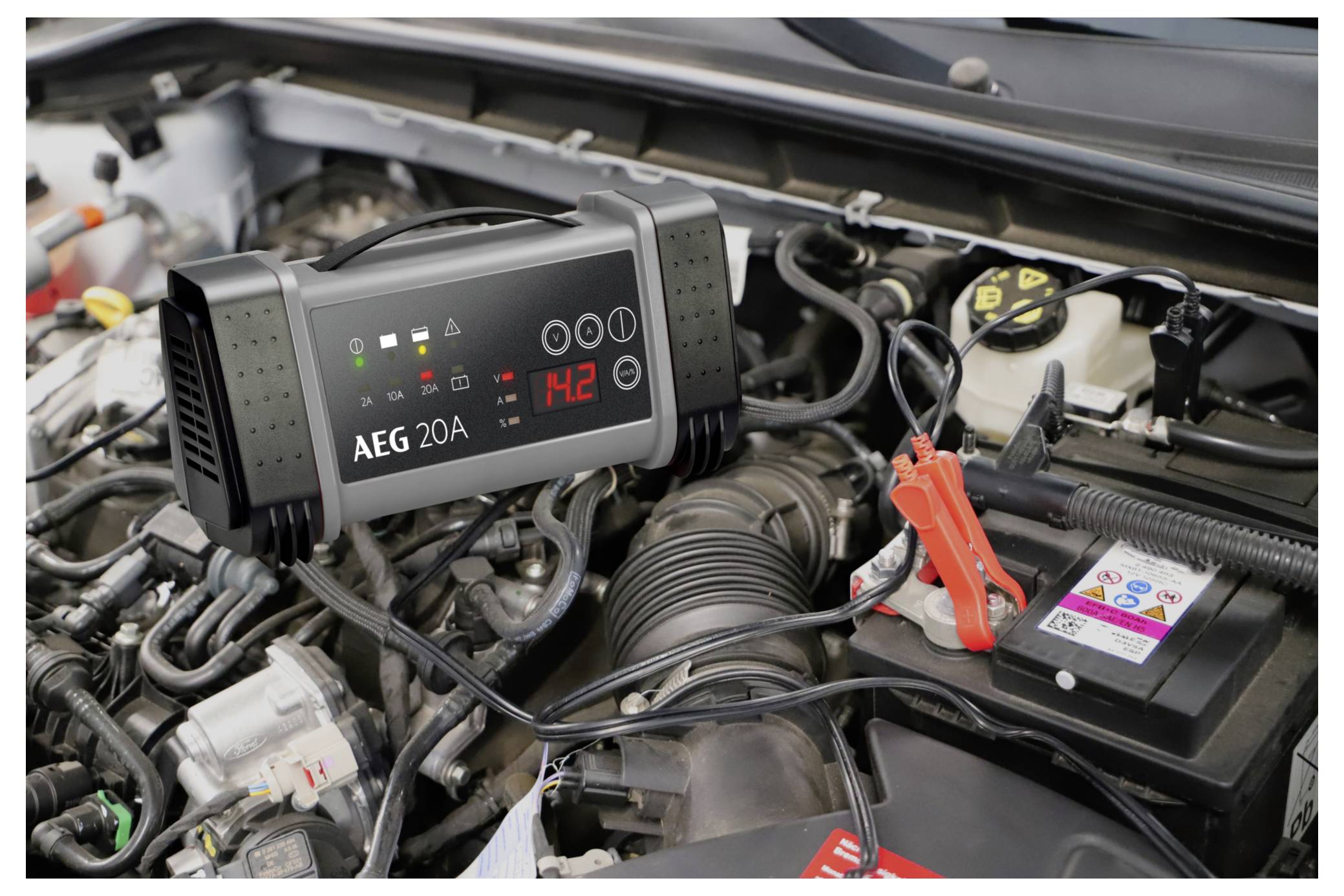 AEG LT20 PS/Th. 97025 Automatikladegerät 12 V, 24V 2 A, 10 A, 20A 2 A, 10A