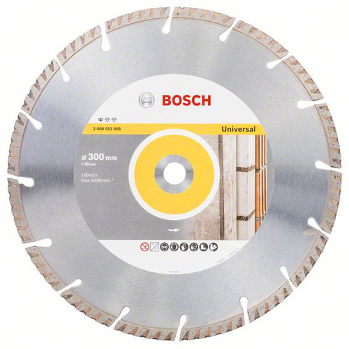 Bosch Accessories 2608615068 Standard for Universal Speed Diamanttrennscheibe Durchmesser 300mm Bohrungs-Ø 20mm 1St.
