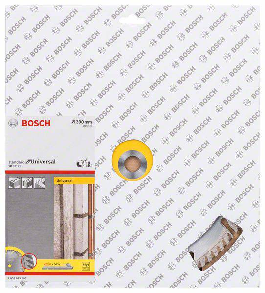 Bosch Accessories 2608615068 Standard for Universal Speed Diamanttrennscheibe Durchmesser 300mm Bohrungs-Ø 20mm 1St.