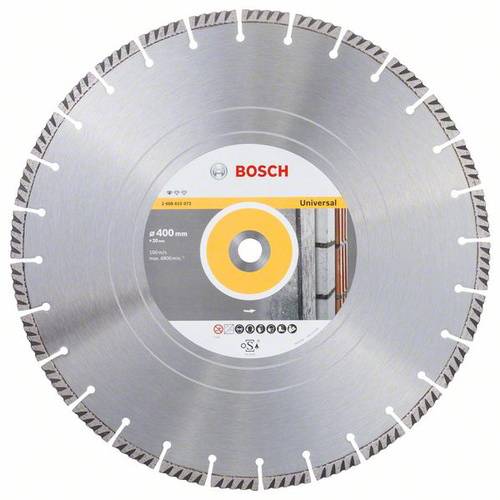 Bosch Accessories 2608615072 Standard for Universal Speed Diamanttrennscheibe Durchmesser 400mm Bohrungs-Ø 20mm 1St.