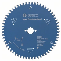 Bosch Accessories Expert for Laminated Panel 2608644129 Hartmetall Kreissägeblatt 190 x 20 x 1.6mm Zähneanzahl: 60 1St. Bosch Accessories Expert for Laminated Panel 2608644129 Hartmetall Kreissägeblatt 190 x 20 x 1.6mm Zähneanzahl: 60 1St.