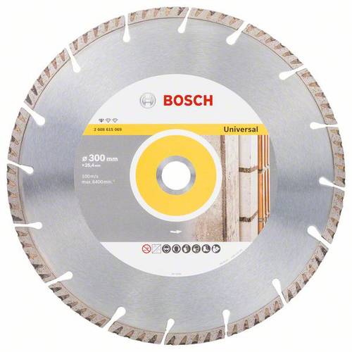 Bosch Accessories 2608615069 Standard for Universal Speed Diamanttrennscheibe Durchmesser 300mm 1St.
