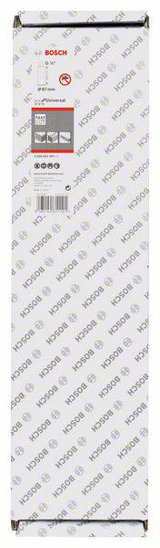 Verpackung einer Bosch-Schneidleiste, zeigt Markenlogo und Produktspezifikationen.
