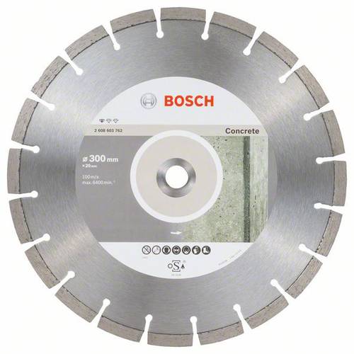 Bosch Accessories 2608603762 Standard for Concrete Diamanttrennscheibe Durchmesser 300mm 1St.