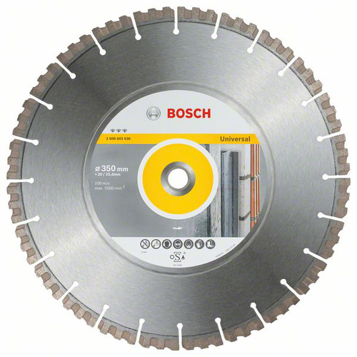 Bosch Accessories 2608603636 Best for Universal Diamanttrennscheibe Durchmesser 350 mm   1 St.
