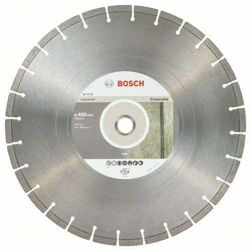 Bosch Accessories 2608603807 Standard for Concrete Diamanttrennscheibe Durchmesser 400mm 1St.