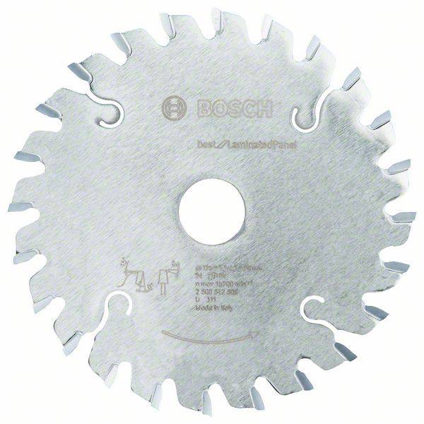 Bosch Accessories Best for Laminated Panel 2608642609 Vorritzsägeblatt 125 x 20 x 4.3 mm Zähneanzah