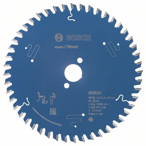 Bosch Accessories Expert for Wood 2608644018 Kreissägeblatt 160 x 20 x 1.6mm Zähneanzahl: 48 1St. Bosch Accessories Expert for Wood 2608644018 Kreissägeblatt 160 x 20 x 1.6mm Zähneanzahl: 48 1St.