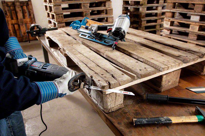 Bosch Accessories 2608658034 Säbelsägeblatt S 725 VFR Special for Pallet Repair 100 St.