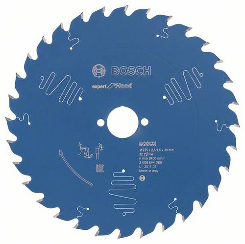 Bosch Accessories Expert for Wood 2608644089 Kreissägeblatt 225 x 30 x 1.6 mm Zähneanzahl: 32 1 St.
