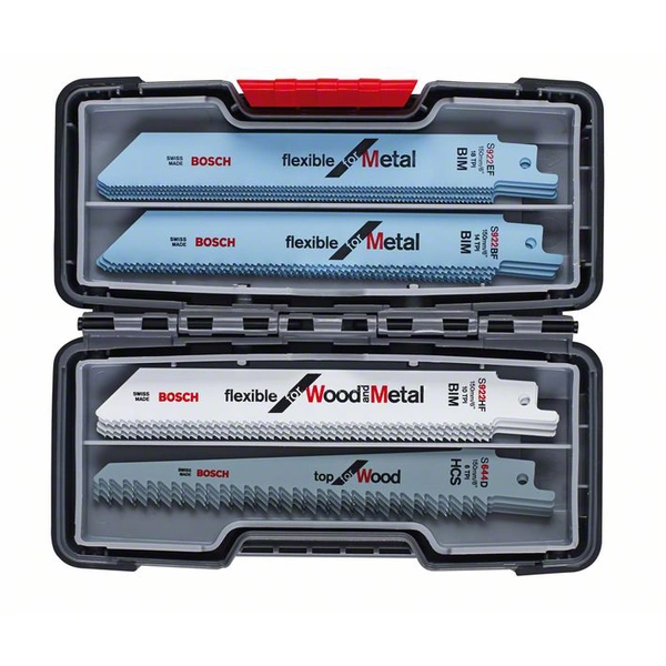 Bosch Accessories 2607010902 20-tlg. Wood and Metal Säbelsägeblatt-Set, Toughbox 1 Set Bosch Accessories 2607010902 20-tlg. Wood and Metal Säbelsägeblatt-Set, Toughbox 1 Set